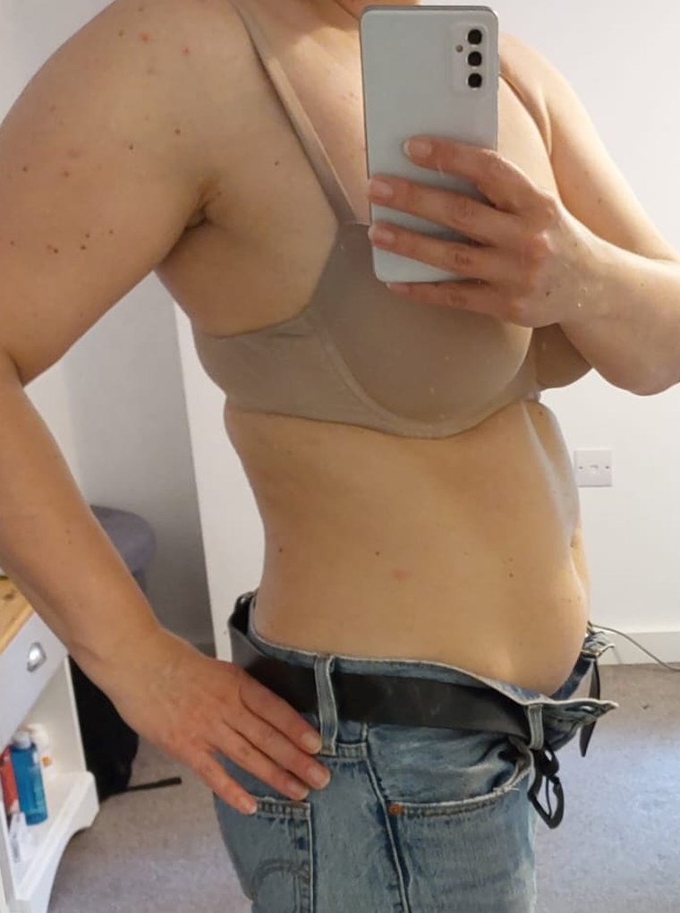 Waistline before the B-Flexy course