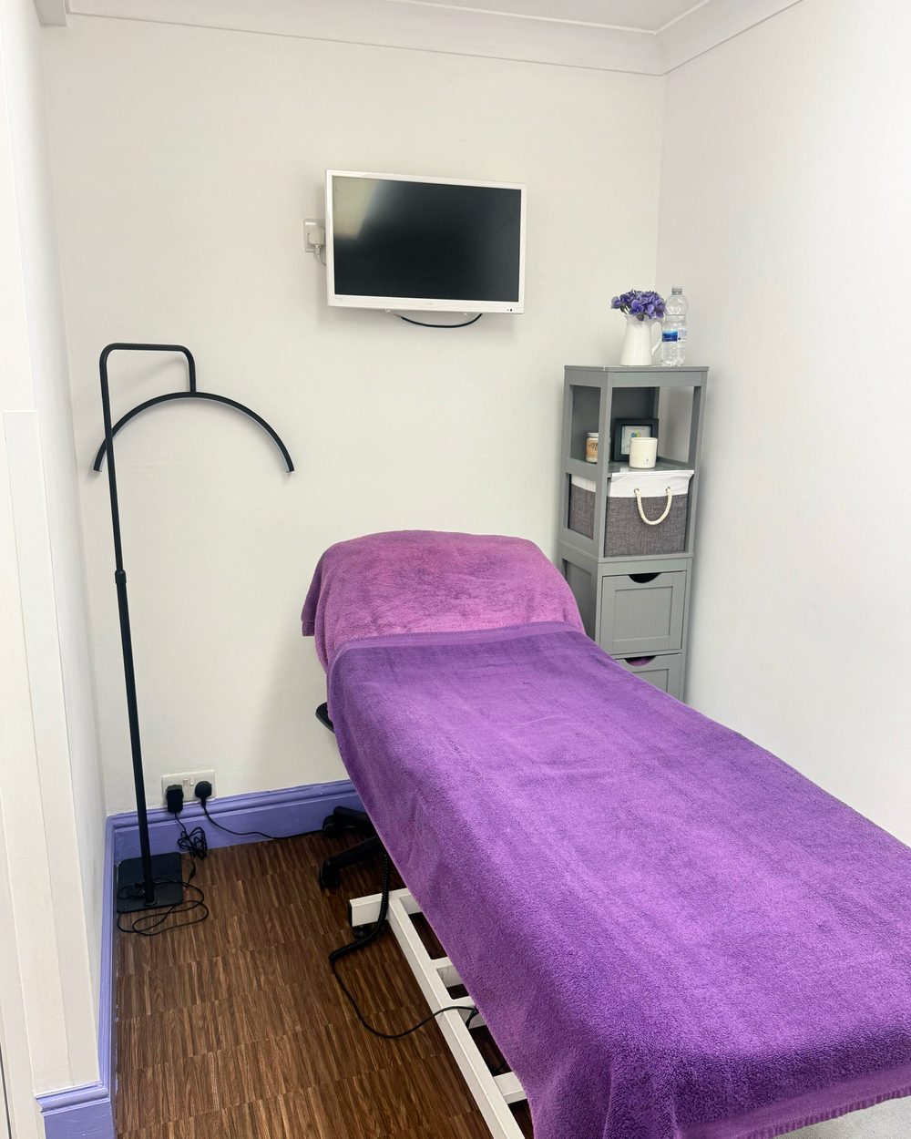 Waxing room at Viola Wellness Studio